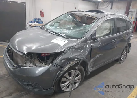 2014 Honda Cr-V Ex-L z USA, uszkodzony, nr VIN 2HKRM3H73EH512795